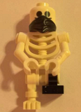 LEGO gen094 Skeleton with Standard Skull, Scarf, Bent Arms and Short Black Leg